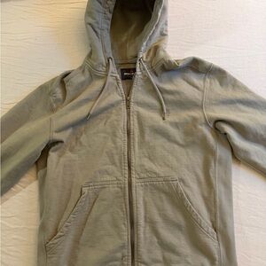 American Giant Heather Gray Fleece Hoodie Medium